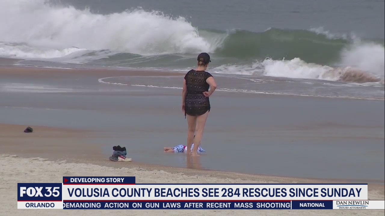 Volusia County beaches preparing for busy weekend after hundreds of rescues