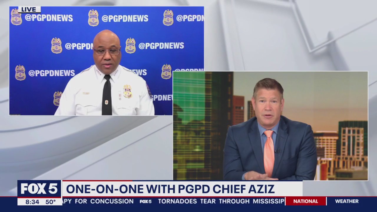 1-on-1 with Prince George's County Police Chief Malik Aziz
