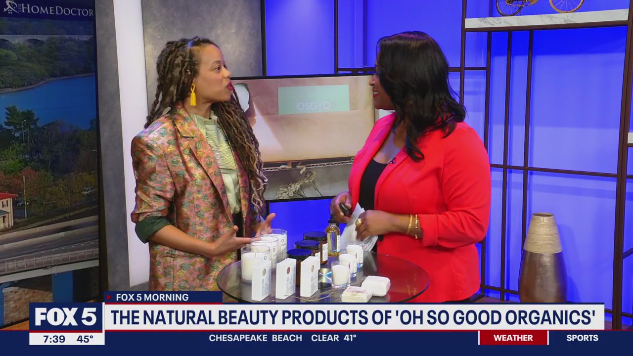 Natural beauty products from Oh So Good Organics