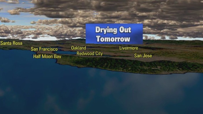 Bay Area starts to dry out from storm