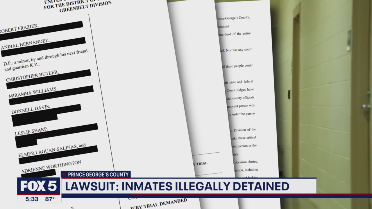 Inmates speak out about alleged 'illegal detention' in Prince George's County