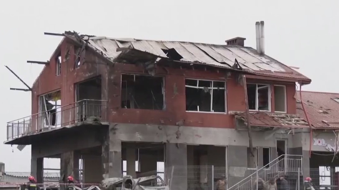 Russian missiles targeted Lviv Monday
