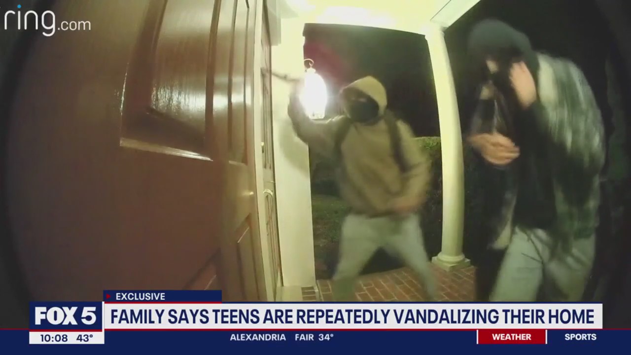 Gaithersburg family says teens repeatedly vandalizing their home
