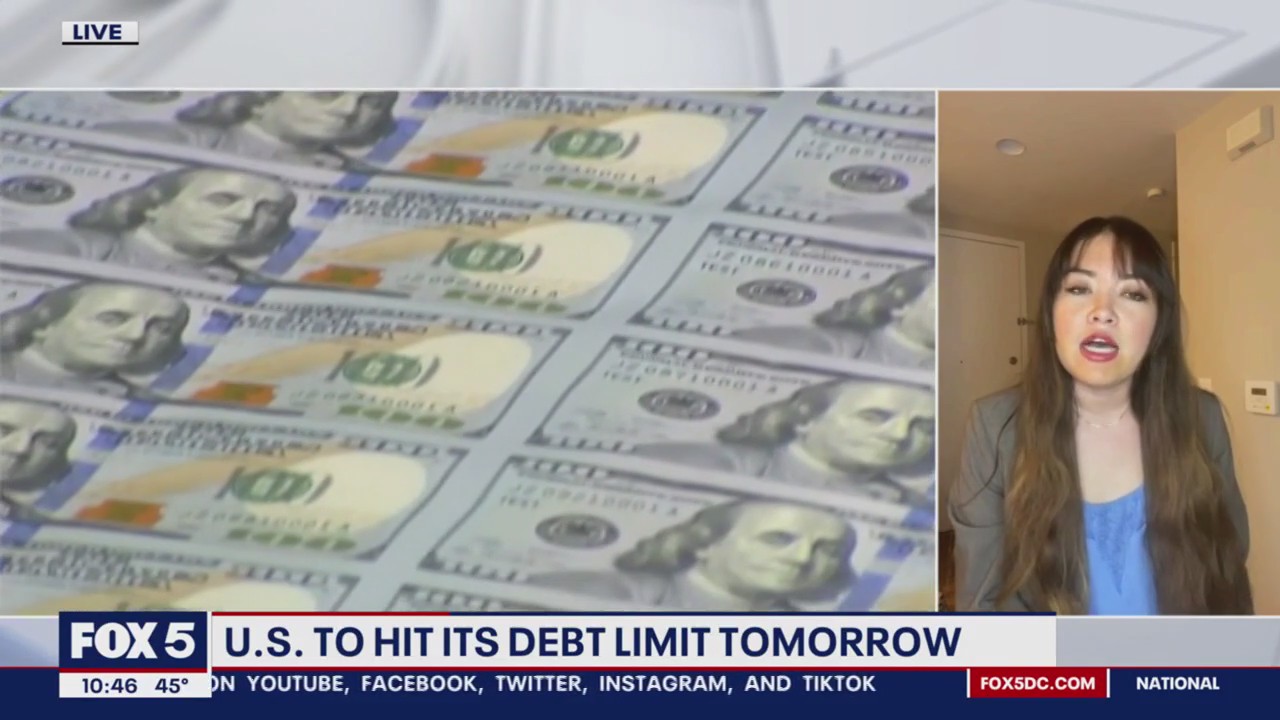 U.S. to hit its debt limit tomorrow