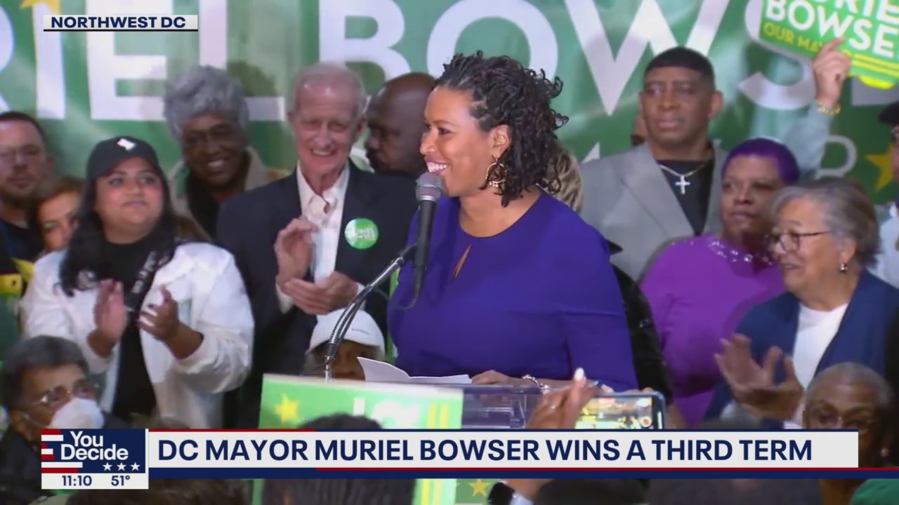 DC Mayor Muriel Bowser wins third term