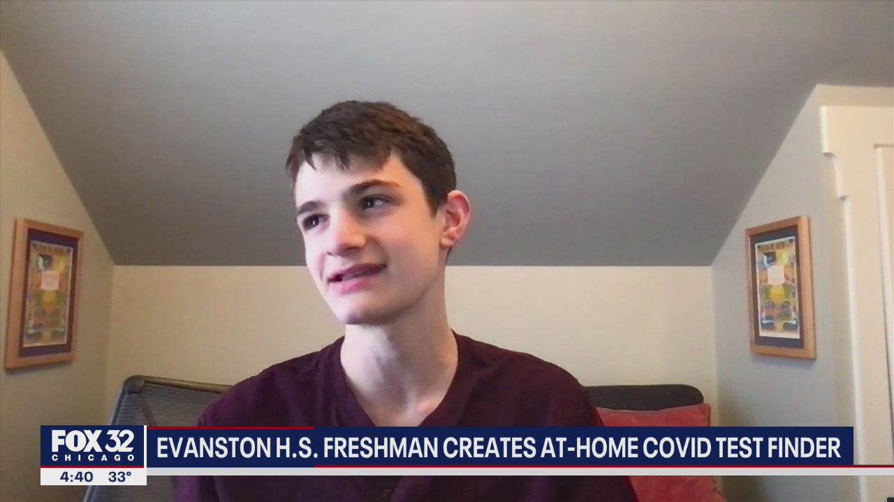 Evanston freshman creates at-home COVID test finer