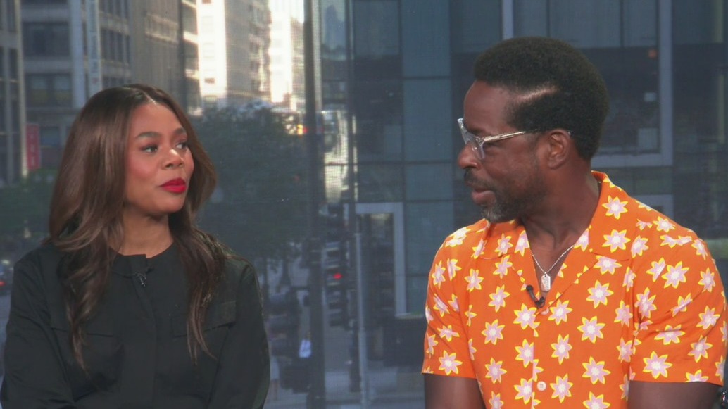 Regina Hall and Sterling K. Brown star in new comedy, Honk For Jesus. Save Your Soul