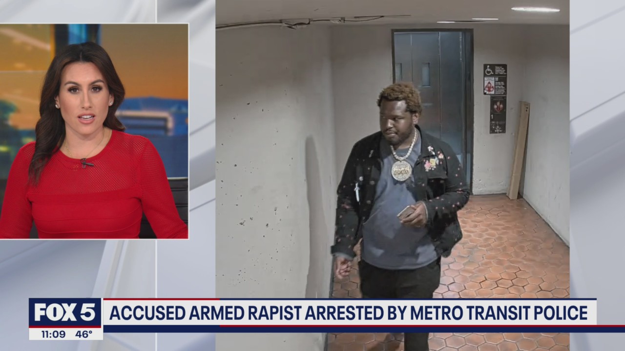Accused armed rapist arrested by Metro Transit Police