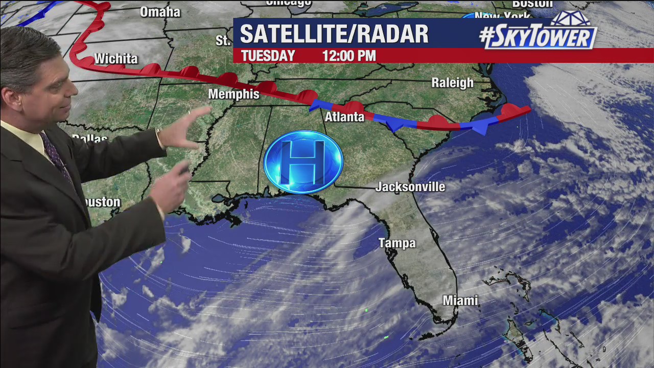 Tuesday afternoon forecast