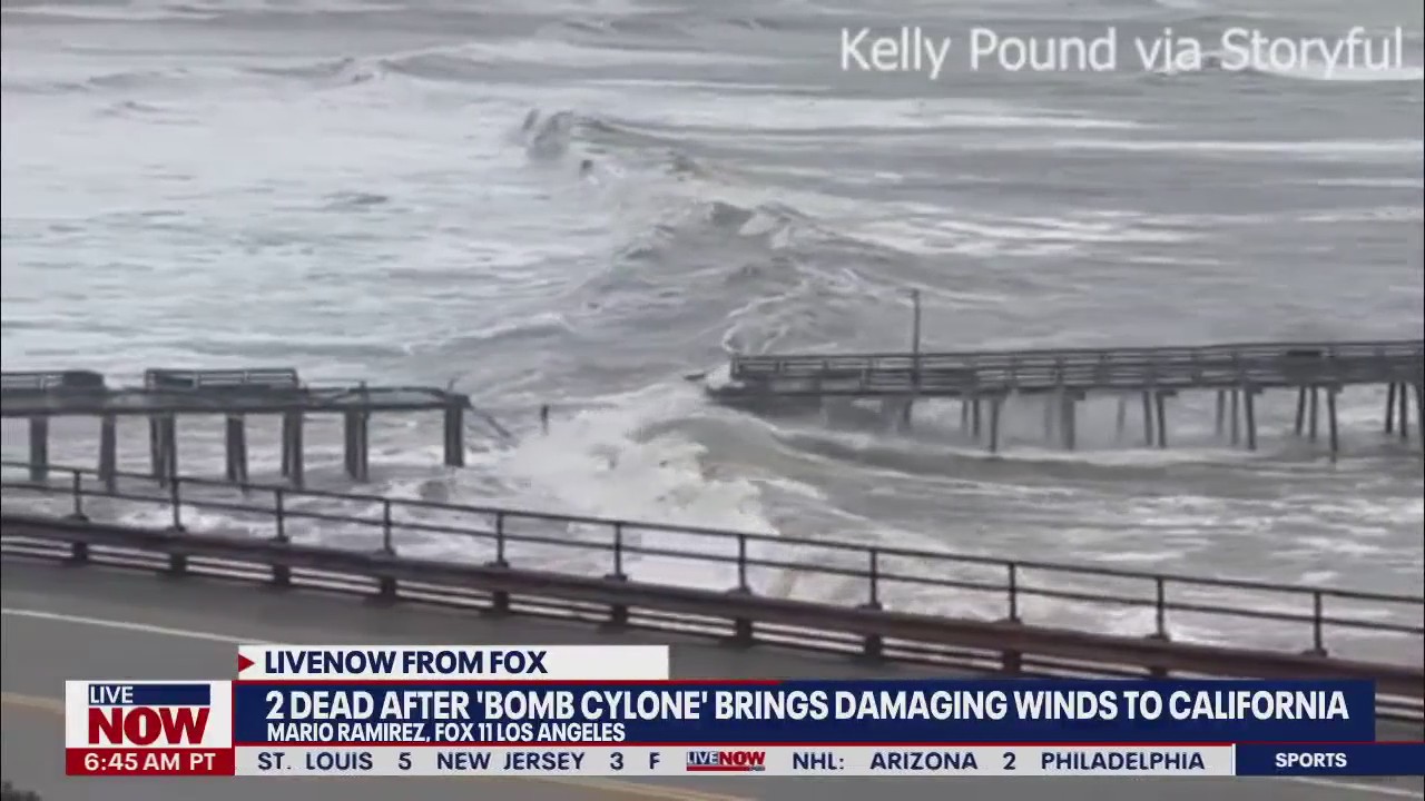 Bomb Cyclone kills at least 2 in California