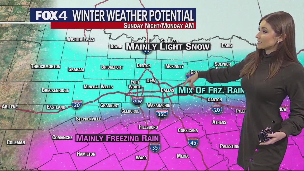 Dallas weather: January 13 morning forecast