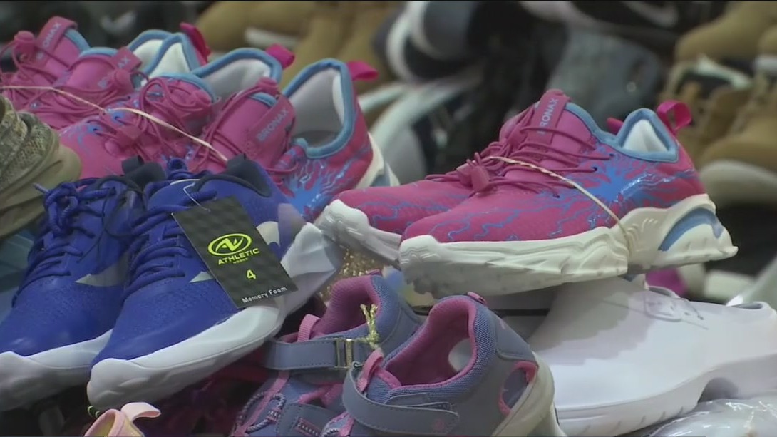 Pasco County schools hosts shoes and socks drive