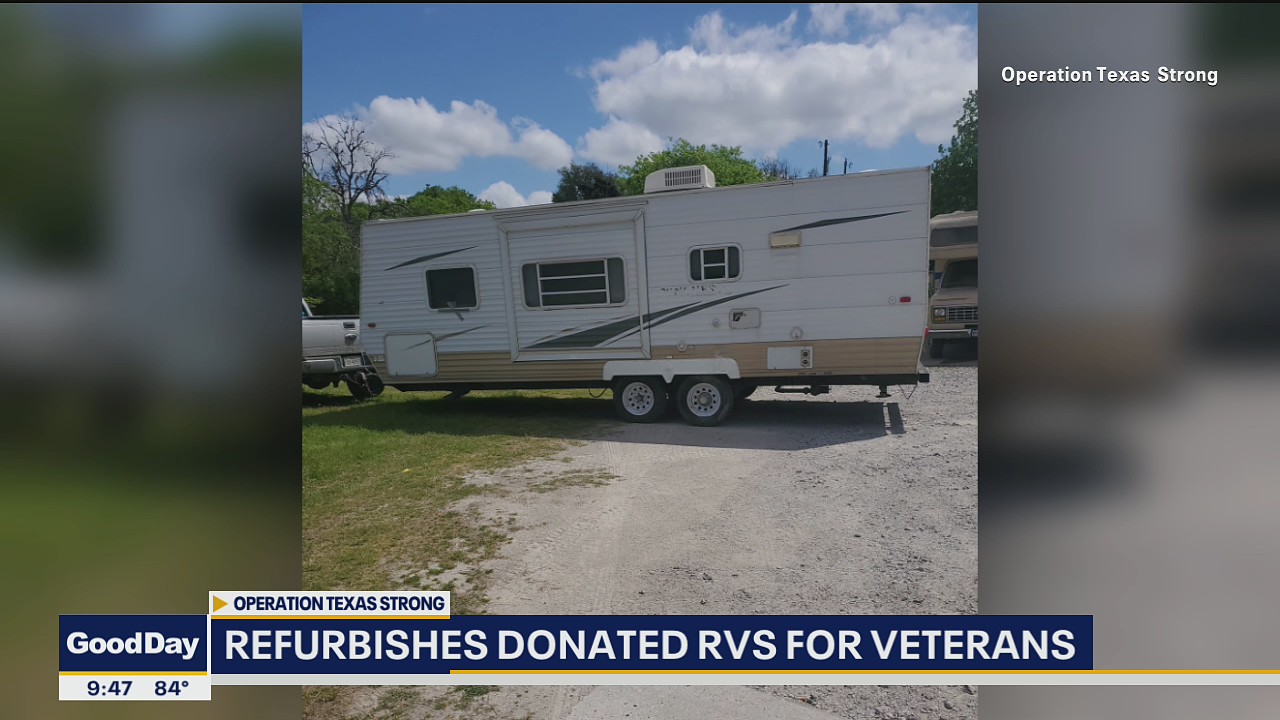 Operation Texas Strong refurbishes donated RVs for homeless veterans
