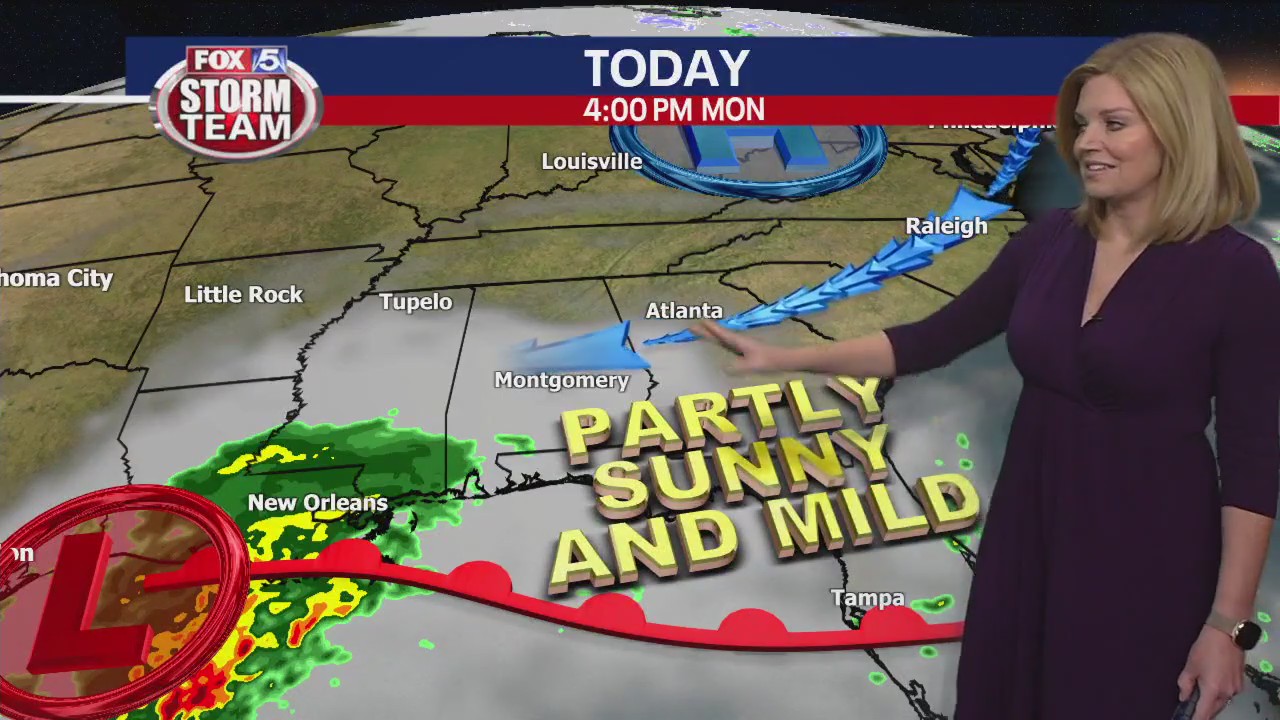 Monday morning weather forecast