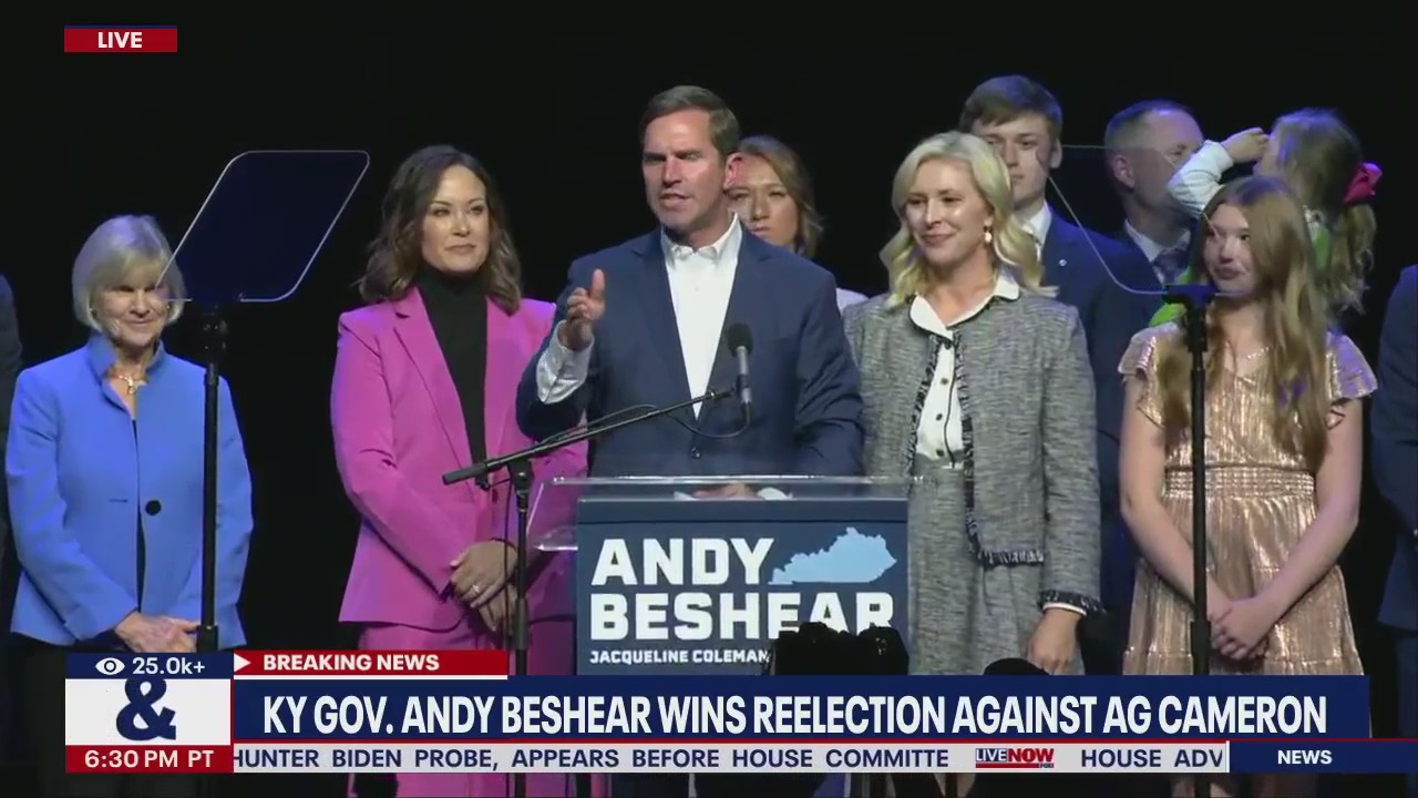 Gov. Andy Beshear reelected in Kentucky