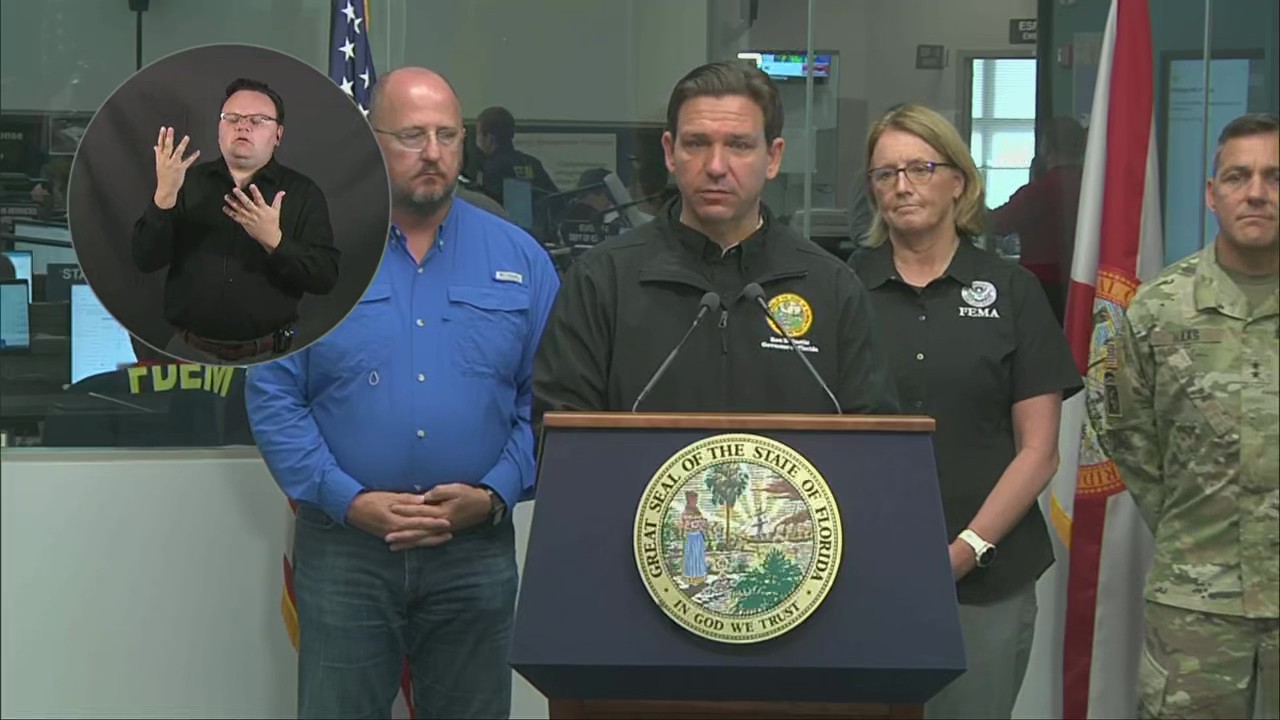 Full Conference: Gov. DeSantis Hurricane Idalia recovery