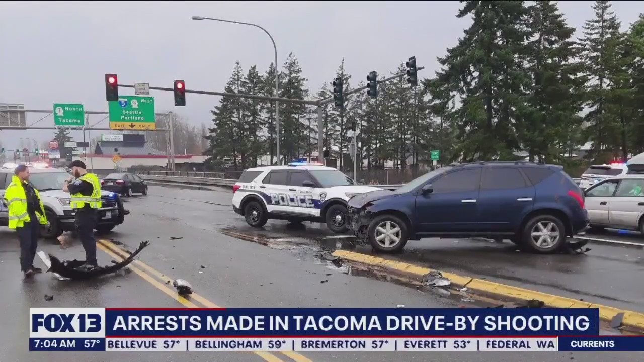 Arrests made in Tacoma drive-by shooting