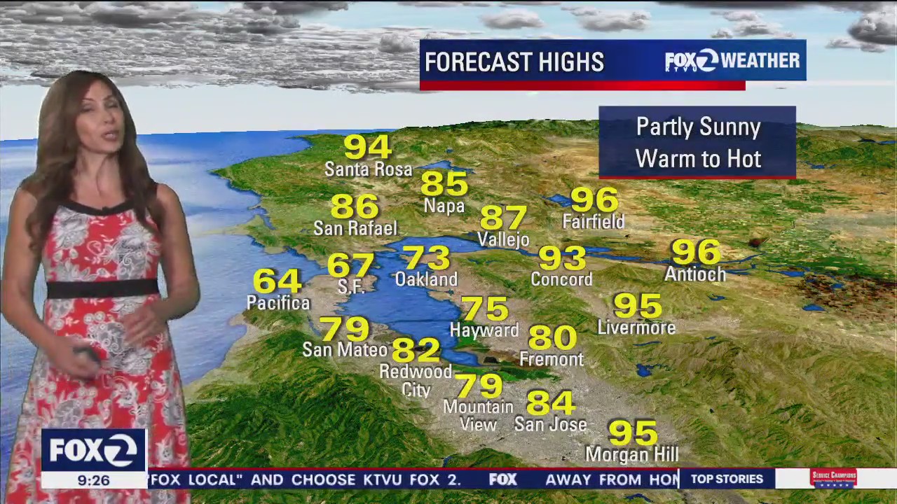 Warm Sunday, but cooler than yesterday