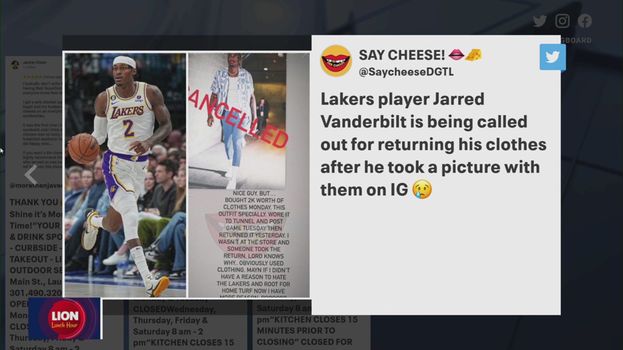 Returning clothes after wearing them