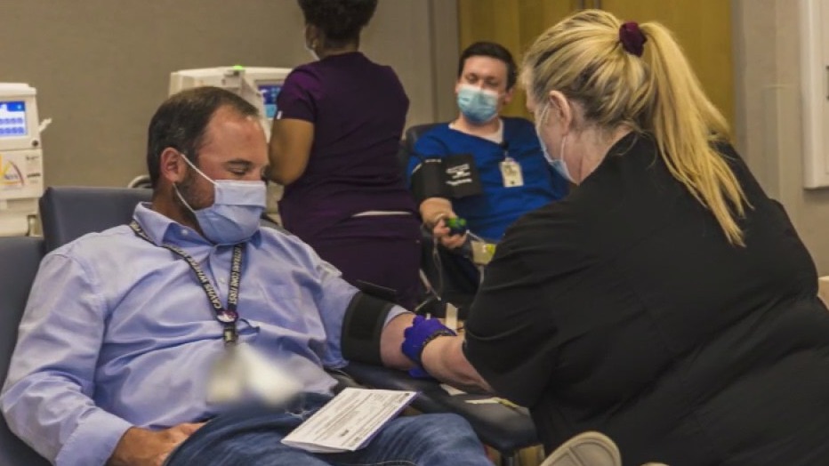 Department of Veterans Affairs encouraging people to donate blood