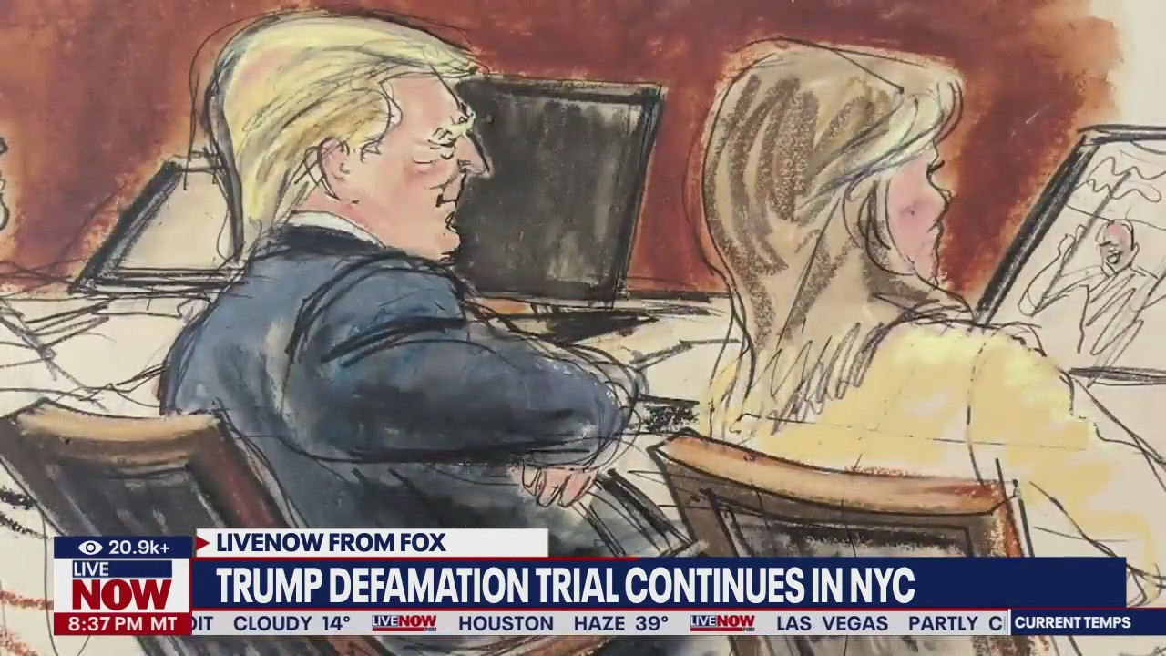 Trump clashes with judge in defamation trial