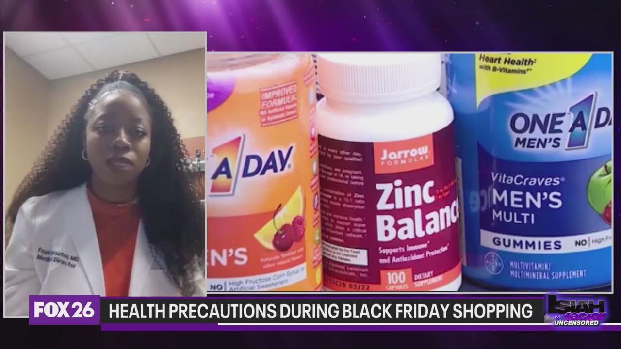 Health precautions for Black Friday shoppers