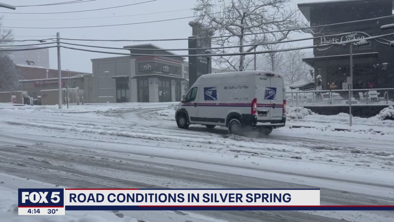 Road conditions in Silver Spring