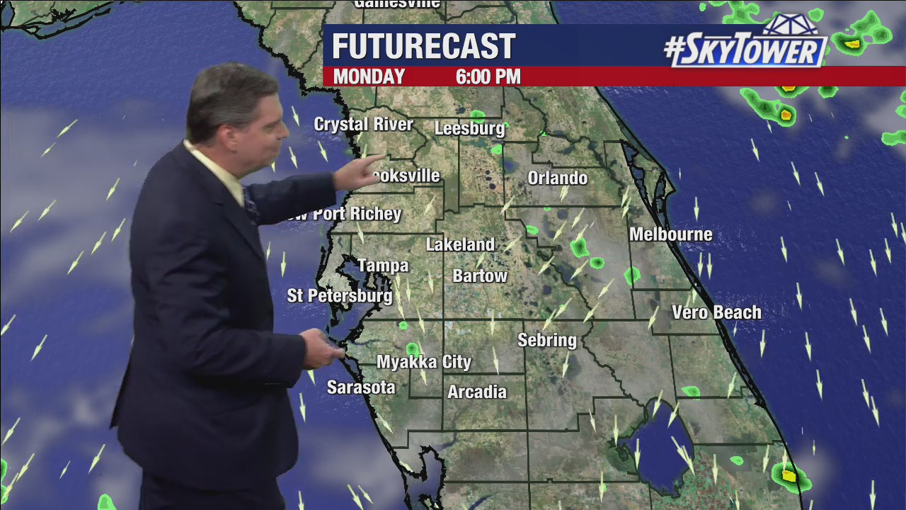 Monday afternoon forecast