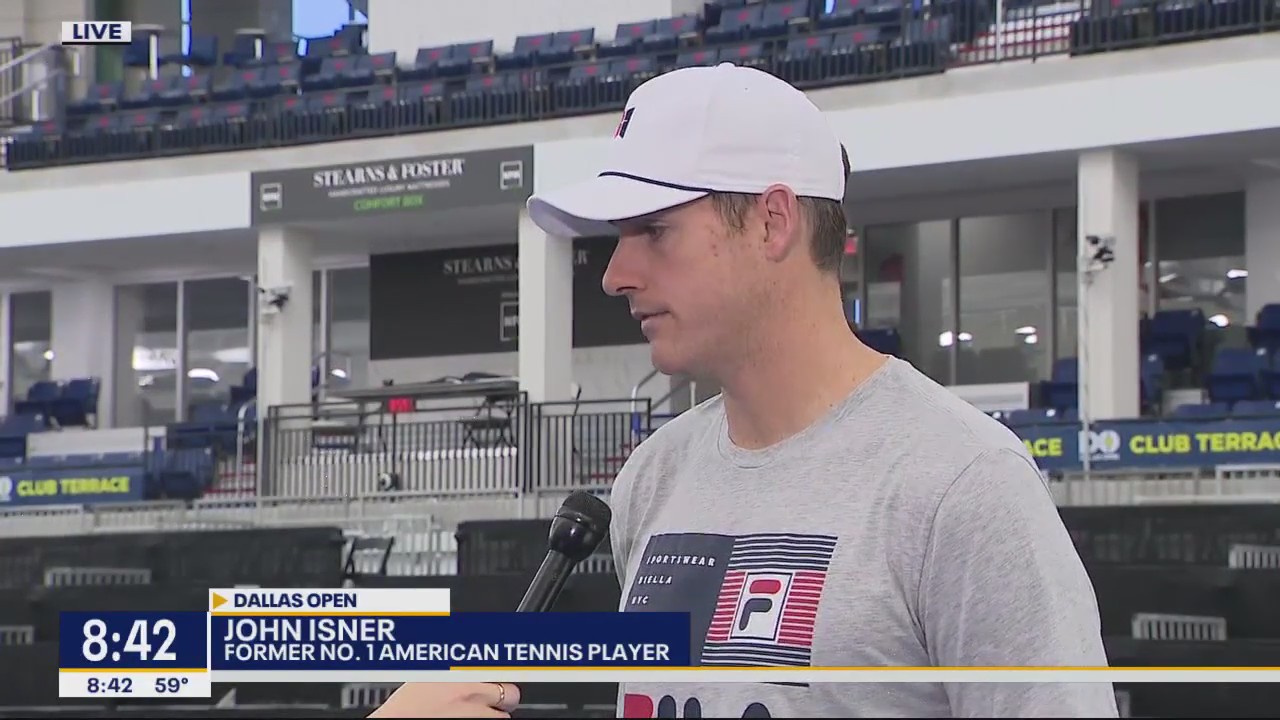 Tennis player John Isner talks Dallas Open at SMU