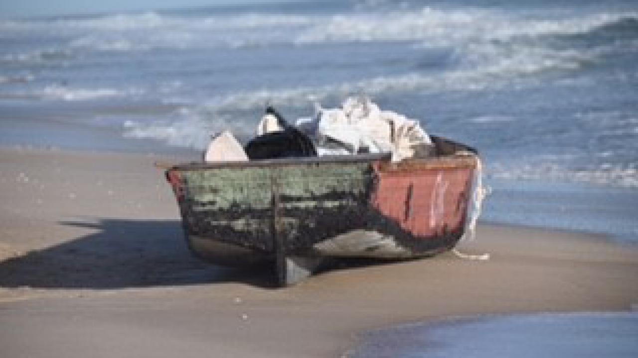 Empty boat washes ashore in Brevard County
