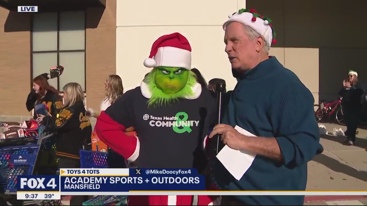 Toys for Tots drive in Mansfield brings holiday cheer