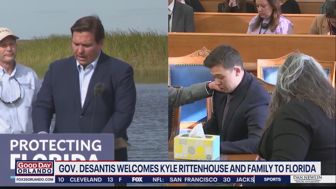 DeSantis welcomes Rittenhouse to Florida, Disney pauses vaccine mandate, and more