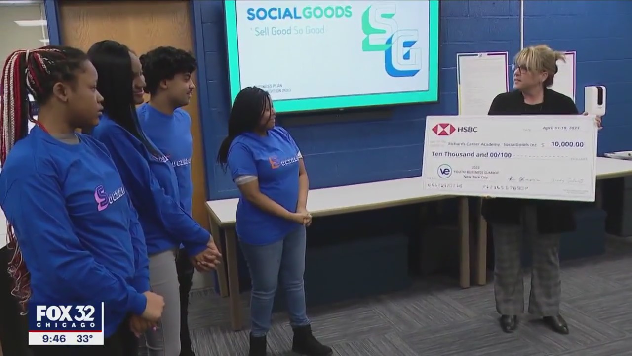 Chicago students receive $10K grant, will attend Youth Business Summit after creating company