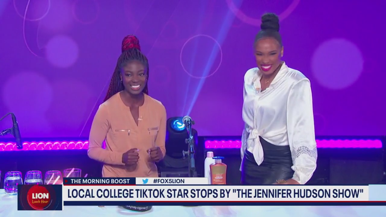 Local TikTok star stops by "The Jennifer Hudson Show"