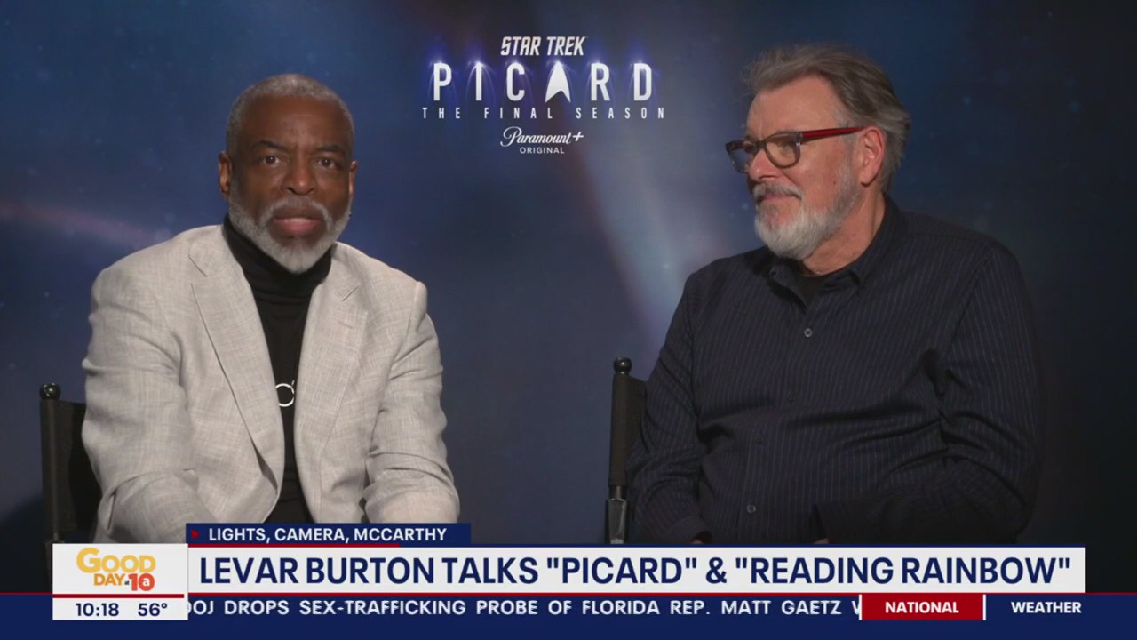 Levar Burton shares what "Star Trek" means to him, reflects on "Reading Rainbow"