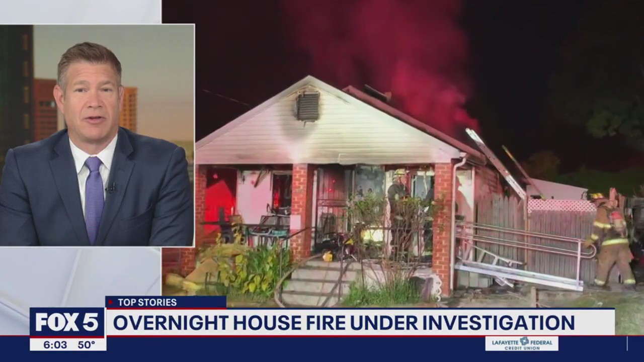Overnight fire forces resident from DC home