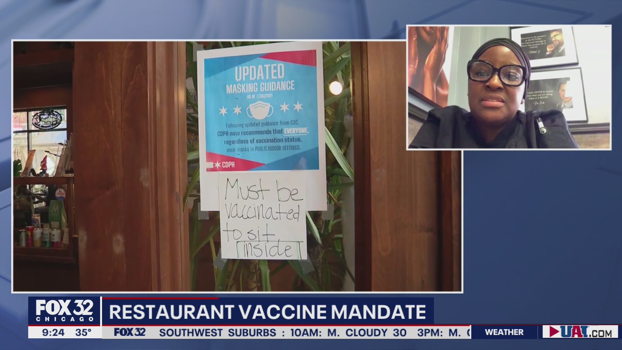 Grand Crossing restaurant owner says vaccine mandate has been difficult