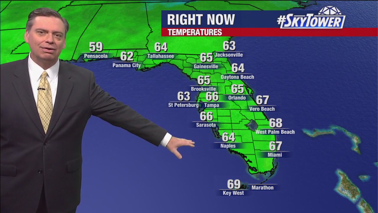 Tampa weather: Sunny, mild Tuesday