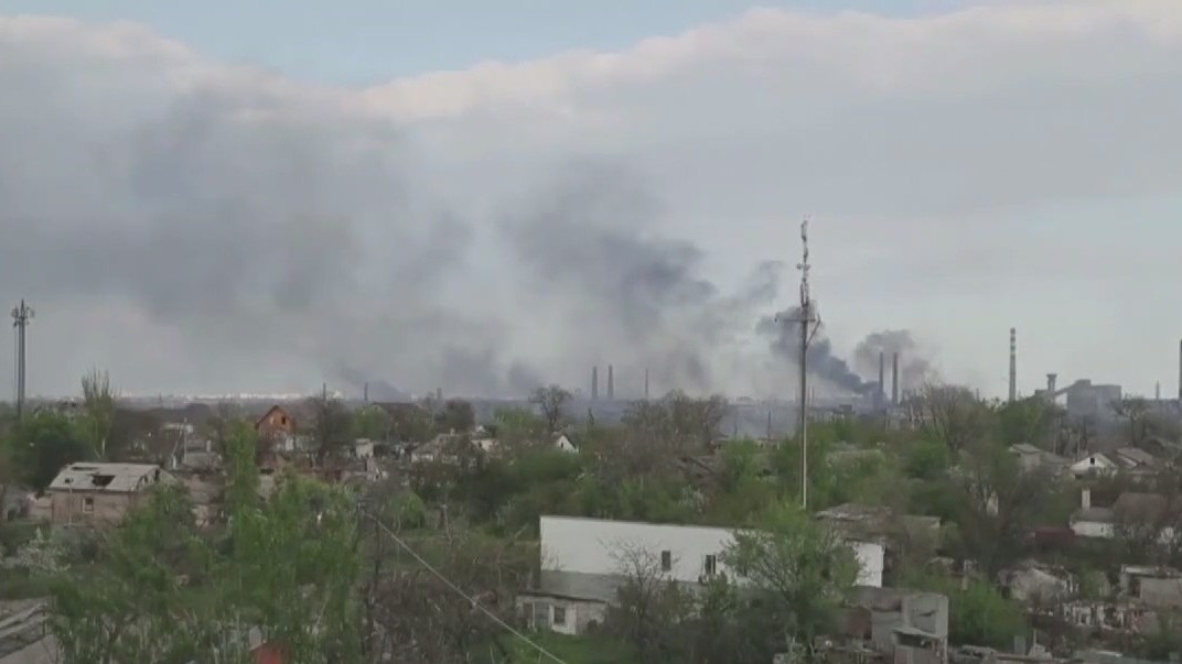 Russian forces storm steel plant in Mariupol