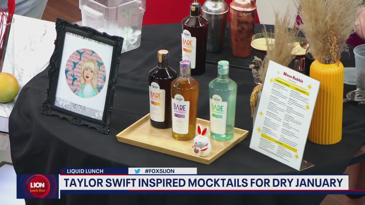 Taylor Swift inspired mocktails with Moon Rabbit