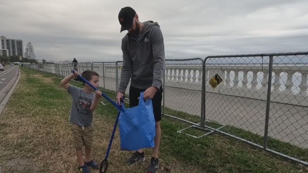 Gasparilla cleanup in Tampa
