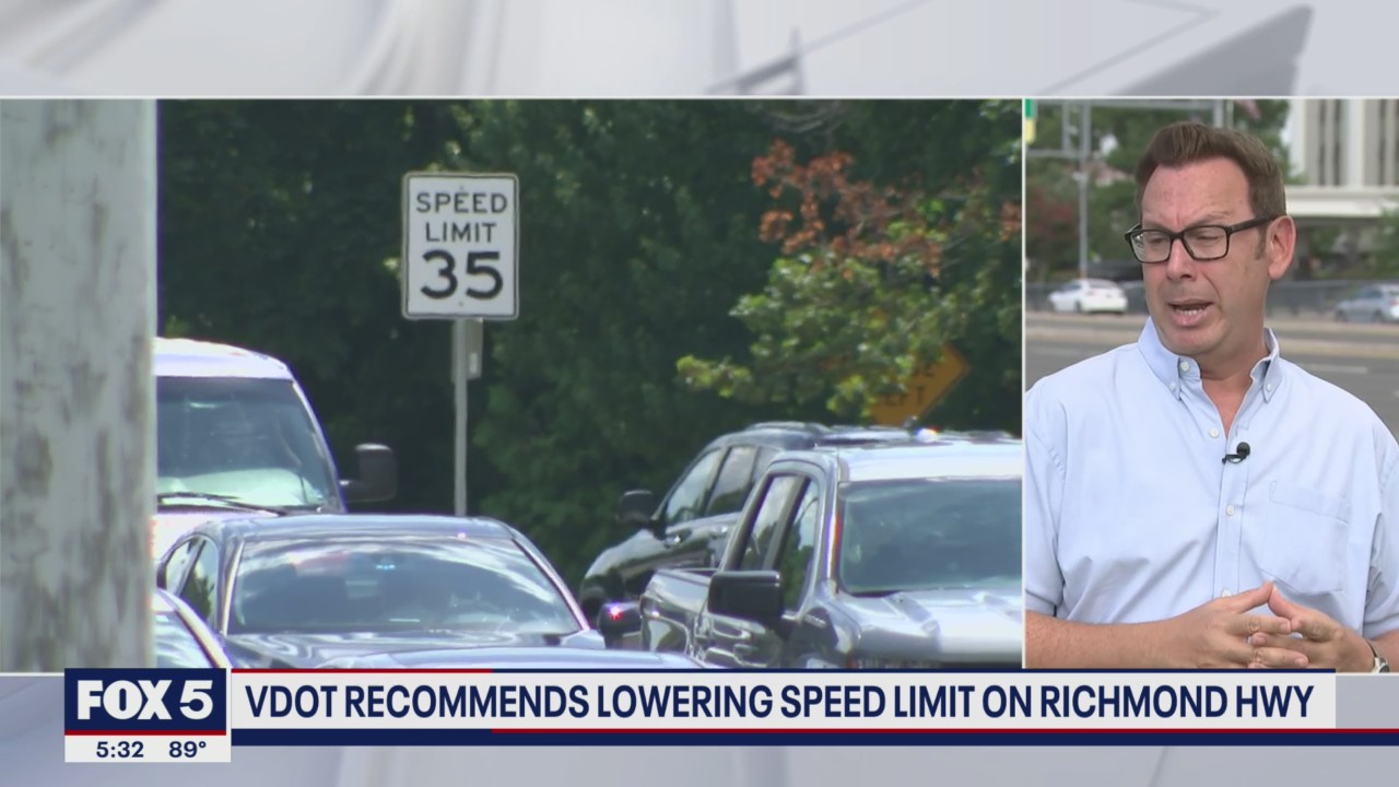 VDot recommends lowering speed limit on Richmond Hwy