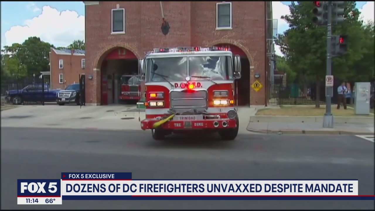 Dozens of DC firefighters unvaxxed despite mandate