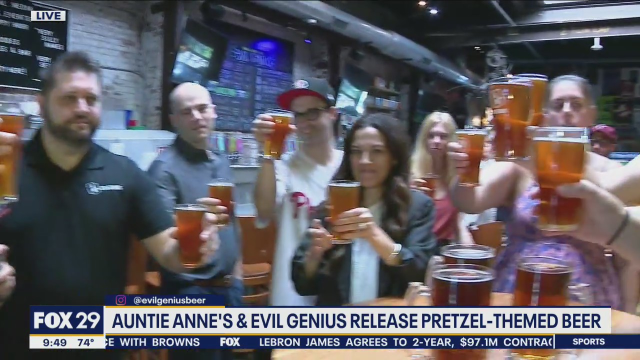 Auntie Anne's, Evil Genius team up to create pretzel-themed beer