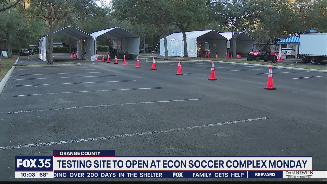 COVID testing site opens at Econ Soccer Complex Monday