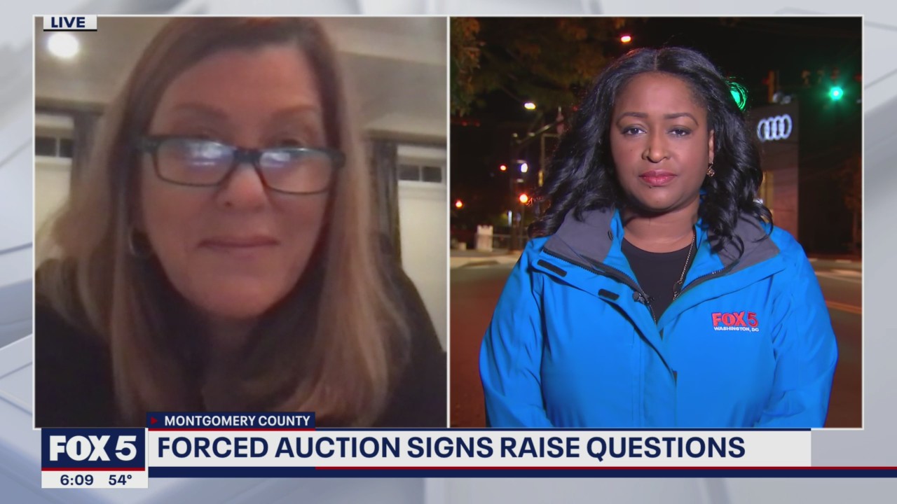 Analysis: 'Forced Auction' signs popping up in Montgomery County