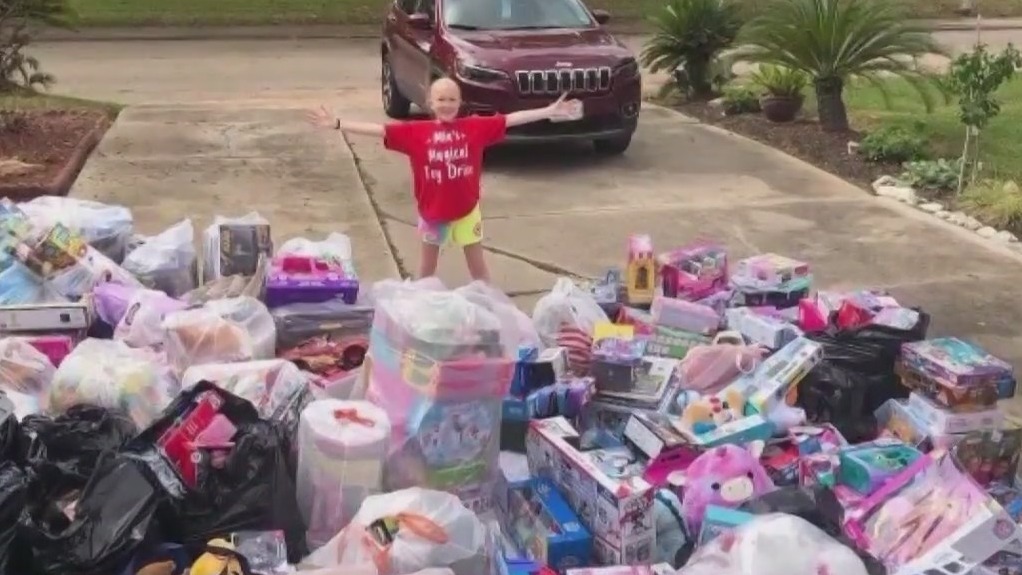 Miracles for Mia: Brain cancer survivor’s toy drive