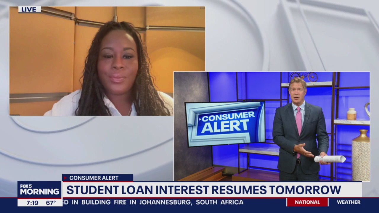 Student loan interest resumes Friday