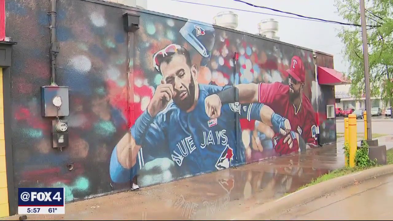 Arlington mural of Rougned Odor's famous punch will be allowed to stay, despite city code controversy
