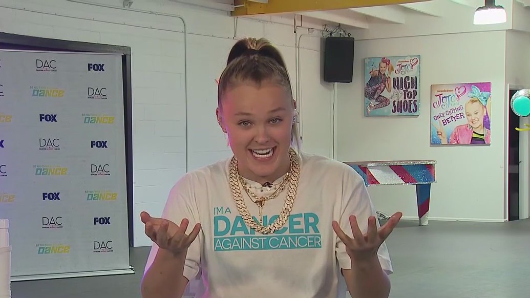 Jojo Siwa talks about Dancers Against Cancer foundation
